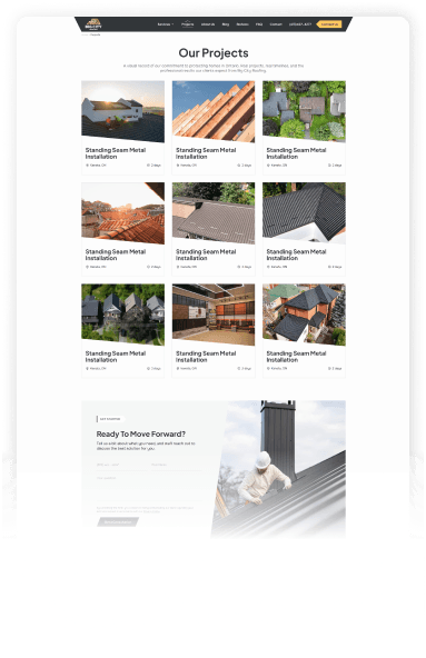 Проект Big City Roofing